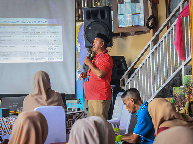 Raker MTsN 1 Maluku Tengah Tahun 2025, Menyatukan Langkah Menuju Madrasah Berkualitas.