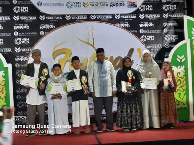 Siswa MTsN 1 Maluku Tengah Raih Juara 1 Hifdzil Quran 1 Juz pada Festival Anak Negeri