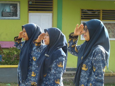 Upacara HUT KORPRI Ke-52