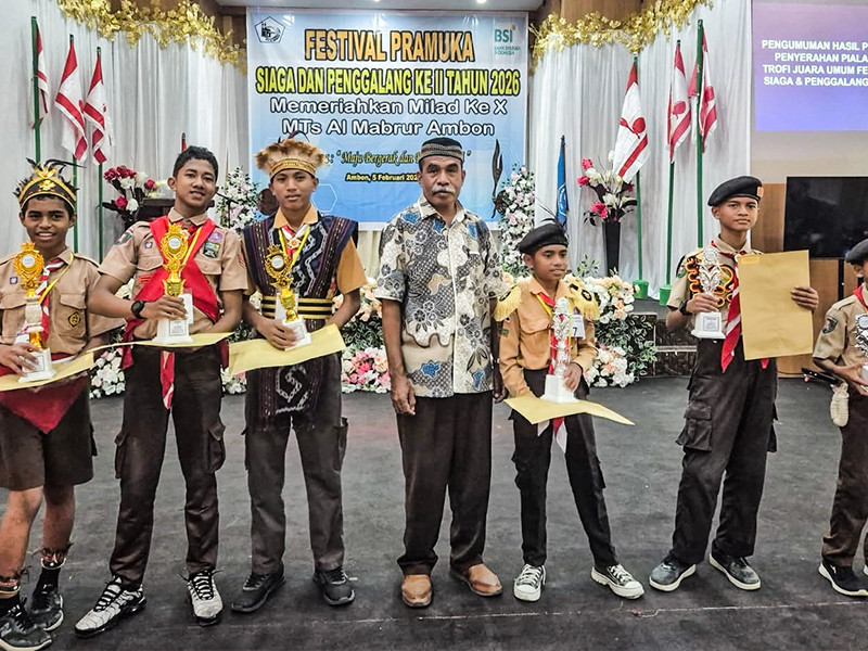 MTSN 1 MALUKU TENGAH AMANKAN TIGA GELAR JUARA