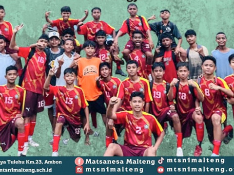 GENERASI EMAS MTsN 1 MALUKU TENGAH BERLAGA DI PSSI SOERATIN 